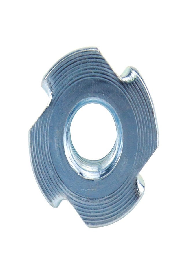 Sydien S SYDIEN T Nuts M10 50Pcs Threaded Inserts T-Nuts, Zinc-Plated Steel 4 Pronged Tee Nut for Wood, Rock Climbing Holds Cabinetry - Image 3